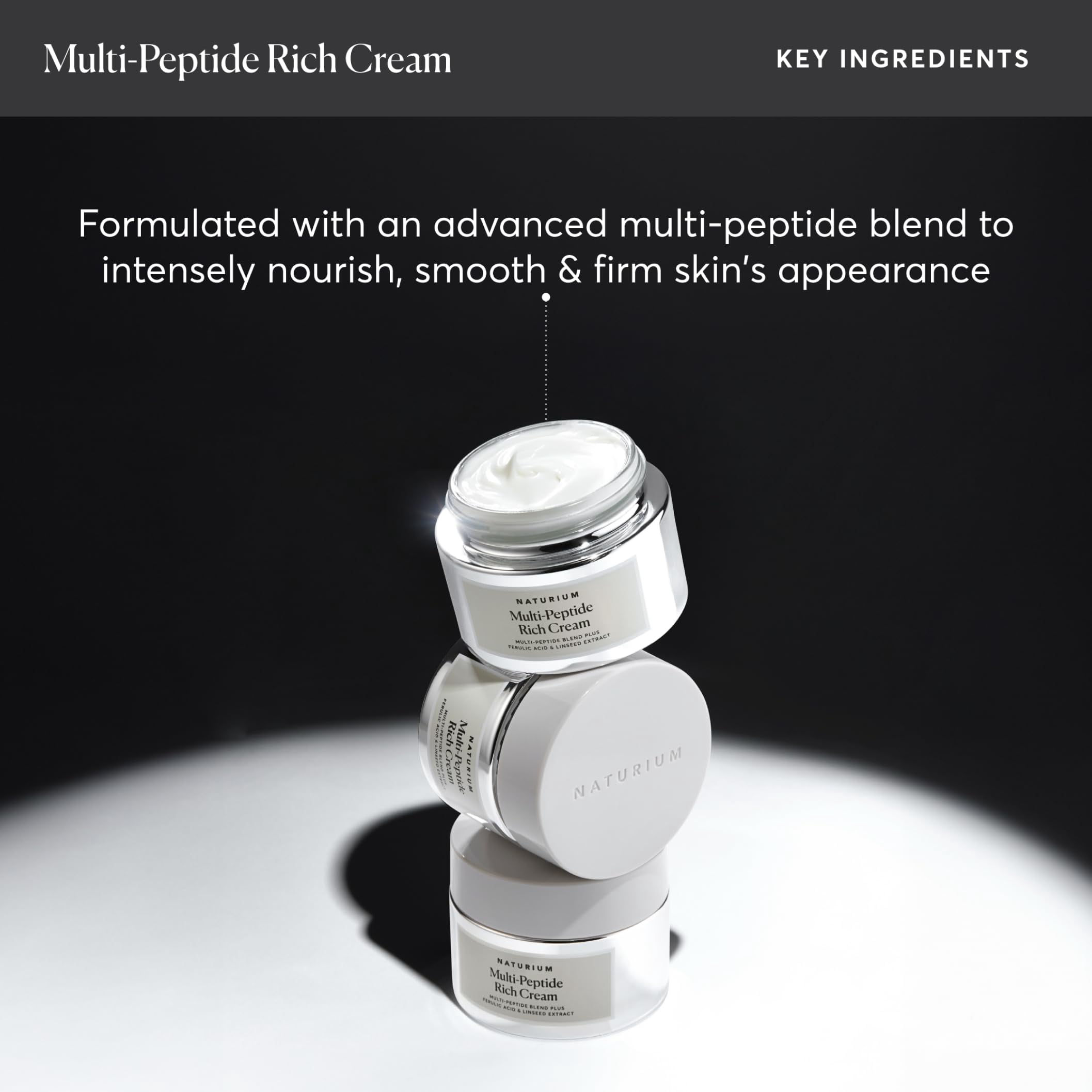 Naturium Multi-Peptide Rich Face Cream, 1.7 fl oz
