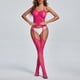 thumbnail image 1 of Lencería de mujer, body con entrepierna abierta, medias de liga, conjunto de seda, body de nailon para mujer, 1 of 4