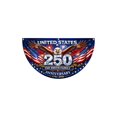 thumbnail image 2 of Independence Day Banners Decoration Semi-circular Polyester Flag Decoration Americans Independence Day Party Outdoor Flag, 2 of 6