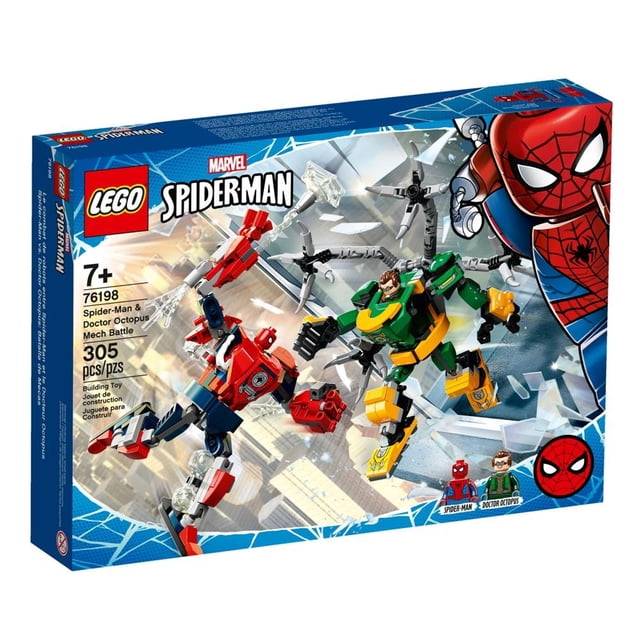 Set LEGO Super Heroes Batalla de los mechs Spiderman y Doctor Octopus 76198