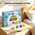 thumbnail image 2 of Christmas Advent Calendar Squishy Surprise, Daily Squishy Sensory Toy Gift, Sensory Stress Relief Gift for Kids and Adults, 2 of 9