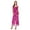 Hot Pink, variant on Women Loose Fit Sleeveless Jumpsuits Summer Overalls Flower Printed Boho Rompers Wide Leg Hot Pink M