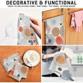 thumbnail image 6 of Coolnut Kitchen Dish & Tea Towel Doodle Cirle Reusable Cloths for Cooking and Drying Dishes for Home Kitchen Cleaning, 28x18in-1PC, 6 of 6