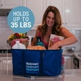 thumbnail image 6 of CleverMade 50L Collapsible Utility Tote Bag, Reusable Grocery Bag & Storage Organizer, Blue, 6 of 9