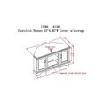 thumbnail image 2 of Leick Furniture 46" Corner TV Stand with Storage in Chocolate Cherry, 2 of 3