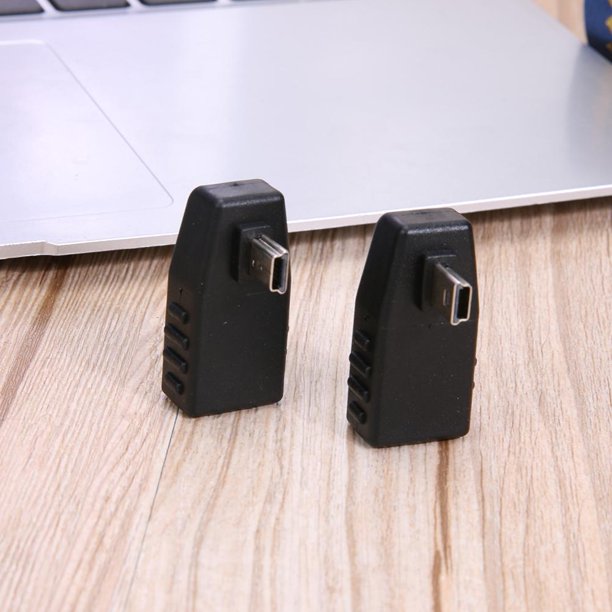 10pc Vehículo Mini USB Macho a Hembra Tipo T Adaptador Mini USB