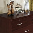 thumbnail image 5 of Home Square Hodedah 2 Piece 7 Drawer Wood Chest Set with Locks in Mahogany, 5 of 11