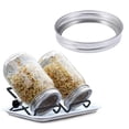 thumbnail image 3 of 12pcs Stainless Steel Screw Bands Rings Rustproof Replacement Jar Lid Tops for Mason Jars Ball Canning Jars, 3 of 9