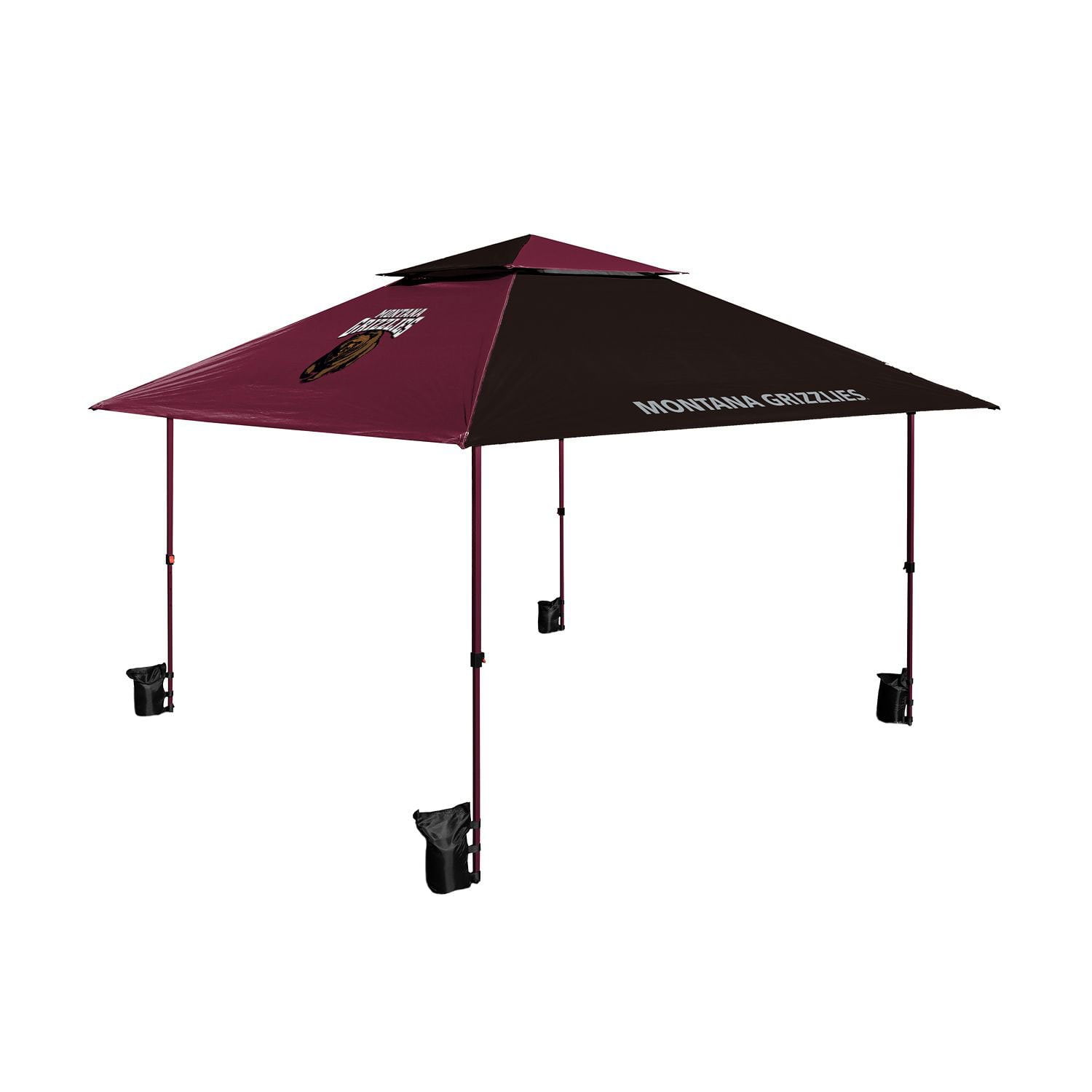 camp Costway 13 ft. x 13 ft. Khaki Pop-Up Instant Canopy Tent