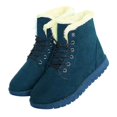 thumbnail image 2 of Botas de nieve mullidas con forro polar grueso y cálido para mujer, botines de invierno, 2 of 4