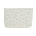 thumbnail image 1 of Bolsas de maquillaje planas rectangulares duraderas de corazones únicos 1 Pc para viajar, color verde, poliéster, 1 of 5