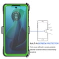 thumbnail image 6 of Takfox Case For Motorola Moto G Power 5G 2025 ,Shockproof Heavy Duty Rugged Locking Swivel Holster Belt Clip Kickstand Full Body Hard Shell Phone Cover Case,Green, 6 of 7