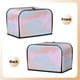 thumbnail image 2 of Funda para tostadora de 2 rebanadas con efecto tie dye, funda protectora contra el polvo y las huellas dactilares para pan, funda de poliéster, fundas para pequeños electrodomésticos de cocina, 2 of 6