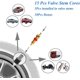 thumbnail image 5 of Herramienta para extraer válvulas de neumáticos (23 piezas), extractor de núcleos de válvula para reemplazo de automóvil, 10 núcleos de válvula, herramienta de reparación de válvulas de, 5 of 5