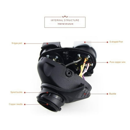 Towing Car Rv Trailer Side Replacement Plug Waterproof Socket Adapter