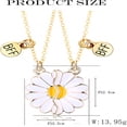 thumbnail image 2 of DESIGNICE Bff Necklace for 2-Daisy Best Friend Necklace Friendship Necklace Best Friends Forever Necklaces Valentines Day Gifts, 2 of 9