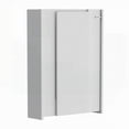 thumbnail image 4 of Wall-Mounted Table with Hutch and Seven Different Size Shelves, White, 30 Inch High, 4 of 8