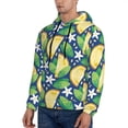 thumbnail image 2 of Hoodies for Men - cartoon Lemon flower Long Sleeve Comfrt Men'S Fashion Hoodies & Sweatshirts, Sweatshirts for Men Hoodies Pullover Clothing Clothes with Pouch, 2 of 7
