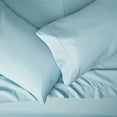 thumbnail image 2 of Sleep Philosophy Copper Touch Cuivre Infusé Odeur Anti-Bactérienne Réduisant les Rides et Décolorer la Literie Hypollergénique Résistant Ensemble de Feuilles, Grand Size, Aqua 4 Pièces, 2 of 4