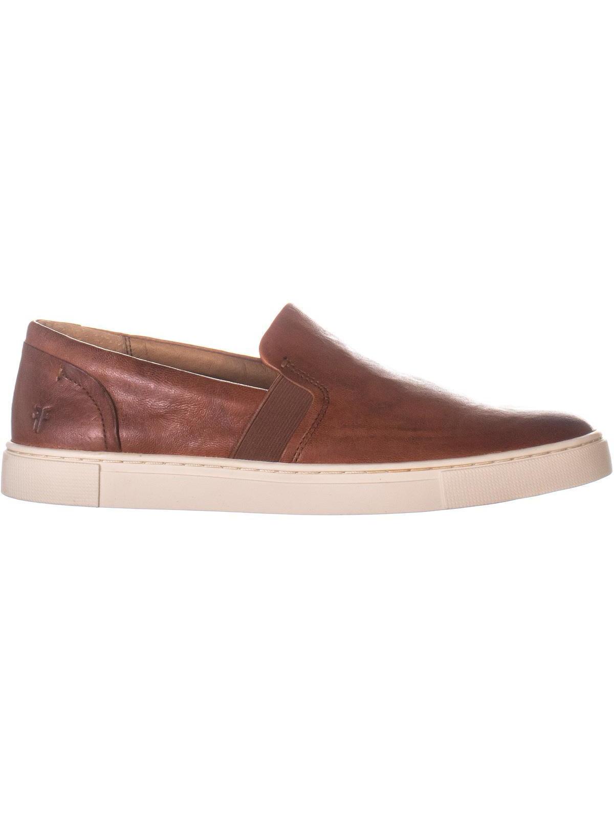 frye ivy slip on cognac