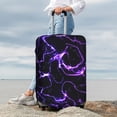thumbnail image 7 of Gukieu Galaxy Lightning Print Suitcase Protective Cover, Elastic Zipper Buckle Suitcase Protective Cover, Suitable for Travel, Business Trip-Medium, 7 of 7