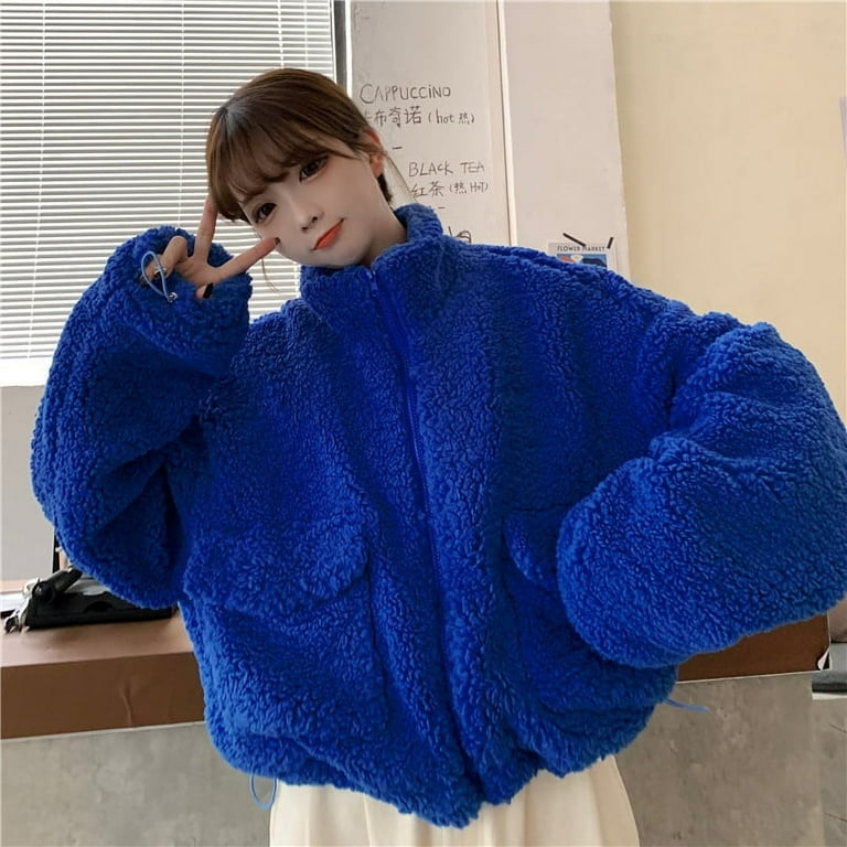 Short teddy sales coat black
