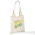 thumbnail image 6 of CafePress - Vegan Chick Tote Bag - Unisex Canvas Tote Bag, Beige, 1-Piece, 6 of 6