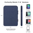 thumbnail image 2 of Funda para Tablet MoKo 7-8 Pulgadas Poliéster Azul Marino, 2 of 8