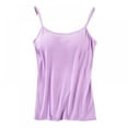 thumbnail image 1 of Women's Camisole Built in Bra Wireless Fabric Support Short Cami, 1 of 7