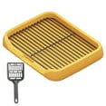 thumbnail image 3 of DOLITY Dog Toilet Keep Paws and Floors Clean Removable Mesh Grids Indoor Potty Tray Yellow, 3 of 9