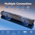 thumbnail image 6 of VEATOOL 2.1ch Sound Bar w/ built-in subwoofer, 40W, 3D surround. HDMI ARC, Bluetooth, Optical, RCA, USB, AUX. Wall mountable for TV., 6 of 7