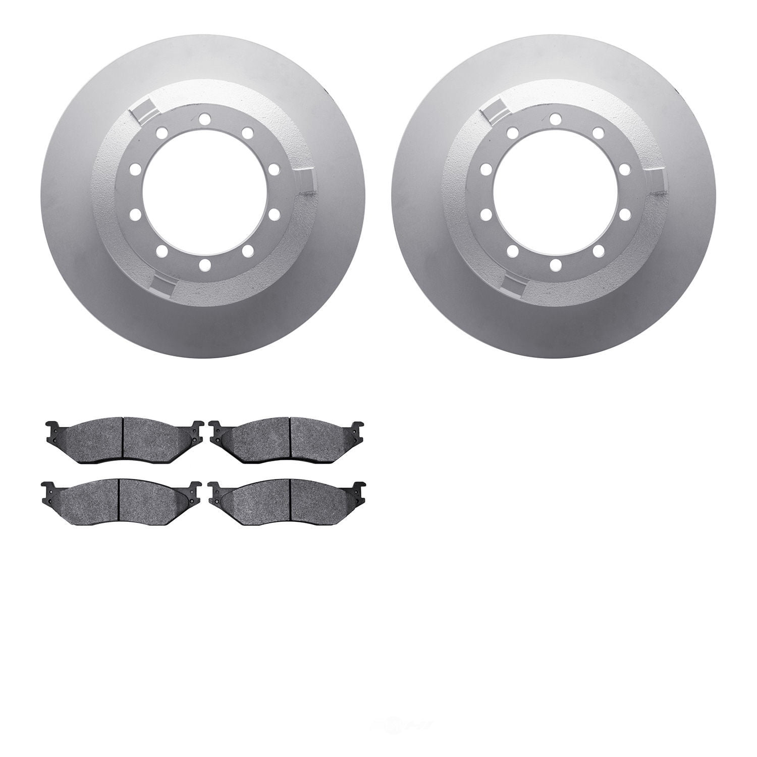 Dynamic Friction Company 4402-54043 DFC Geospec Rotors with Ultimate Duty Performance Brake Pads