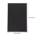 thumbnail image 2 of HONITANO Math Graph Paper Pads Black with Grid Pattern and Rigid Cardboard Backing for Neat Notes, 2 of 6