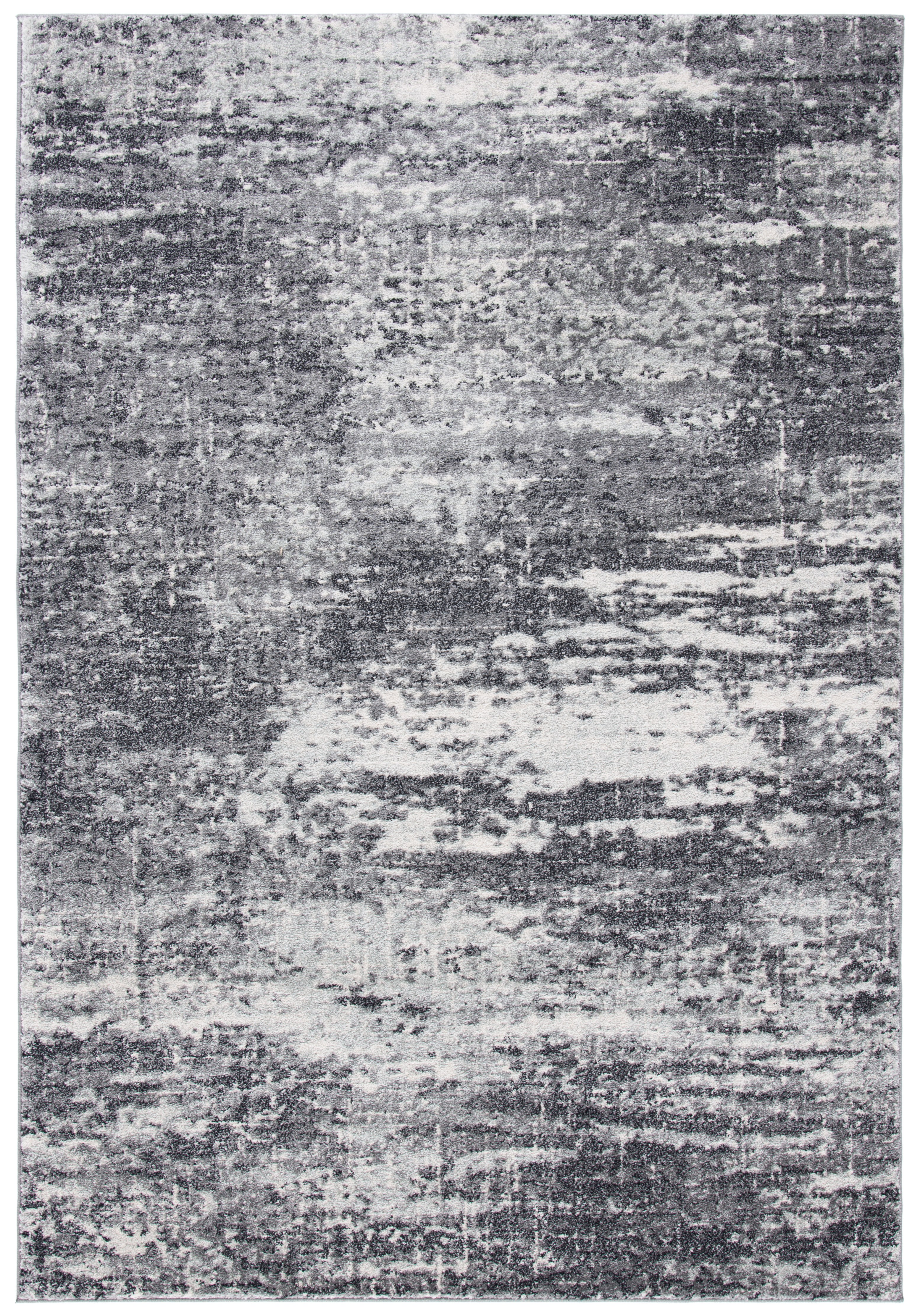 SAFAVIEH Evoke Frosina Abstract Area Rug, Ivory/Gray, 4' x 6'