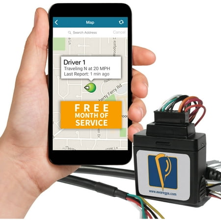 Irrigation Wire Locator AwareGPS GPS Tracker with Free Month of Service, Real Time GPS Tracking, Car GPS Locator, Wired Version, No Contracts ()
