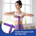 thumbnail image 5 of Eight-tube multi-functional foot pedal resistance band, equipped with sweat-absorbing and non-slip handles and non-slip foot pedals, suitable for shaping exercises of the abdomen, legs, arms, and bac, 5 of 8