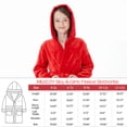 thumbnail image 2 of MGEOY Boys Girls Robe Soft Hooded Flannel Bathrobes for Kids, 2 of 6