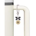 thumbnail image 3 of Delight Jewelry Goldtone Disc 1/2'' - Symbol - Asterisk - * - Silvertone Bow Charm Accessory for Tumblers and Thermal Cups, 3 of 4