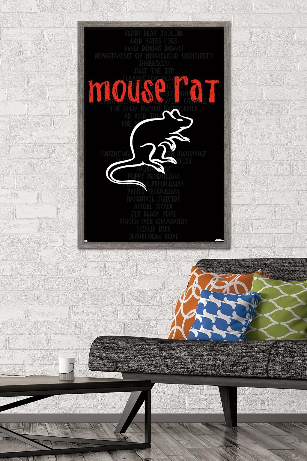 Parks and Recreation - Mouse Rat Wall Poster, 22.375" x 34" Framed