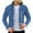 Blue, variant on Fgnfyis Jacket for Men Spring Autumn Fashion Leisure Solid Color Buckle Lapel Slim Denim Jacket Coat Top Blouse Hooded Mens Winter Coat Red M