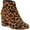 Dark Leo, variant on INC Womens Floriann Calf Hair Animal Print Ankle Boots Brown 5 Medium (B,M)