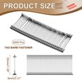 thumbnail image 2 of Uxcell 5000Pcs Standard Tagging Barb Fasteners, 35mm/1.38 Inch Tagging Gun Fasteners PP Plastic Tag Barbs Pins Attachments for Clothing Price Tag Label Garment Retail, Black, 2 of 6