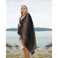 thumbnail image 2 of Leopard Print Beach Towels Oversized Super Absorbent, Chic Abstract Black Brown Animals Texture Lightweight Bath Towel Quick Dry Sets For Bathroom/Pool/Rv Camping/Beach Play/Gym Room/Picnic 23"x47", 2 of 8