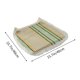 thumbnail image 2 of Cojín de silla de lino de algodón | Almohadilla de asiento de oficina tejida con seda hielo de verano | Espuma de soporte de enfriamiento transpirable | 15,75 x 15,75 pulgadas | Silla de computadora, 2 of 5
