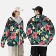 thumbnail image 4 of Lsque Green Tropical Leaves UPF 50+ Lightweight Sun Protection Men's Women's Long Sleeve Shirt, Hoodie Performance -Small, 4 of 9