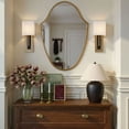 thumbnail image 6 of Brent 1 - Light Vibrant Gold And Black Forged Gold Contemporary Incandescent Silk And Steel Wall Sconce, 6 of 12