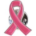 thumbnail image 1 of Emblematic Jewelry Official Pink Ribbon Breast Cancer Awareness Lapel Pin (1 Pin), 1 of 3
