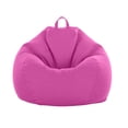 thumbnail image 1 of 18 Colors No Filling Bean Bag Washable Lazy Sofa Cloth Beanbag Chair Cover-5 Size, 1 of 2