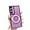Purple, variant on Compatible with Galaxy A14 5G Magnetic Clear Case[Compatible with Magsafe] Transparent Slim Thin TPU Bumper Shockproof Camera Lens Protective Cover Phone Case for Samsung Galaxy A14 5G(Black)