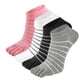 thumbnail image 1 of Calcetines de algodón con cinco dedos para mujer, calcetines deportivos con dedos para mujer, para deportes, correr, ocio, calcetines transpirables y coloridos, 4 pares, 1 of 4